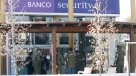 Delincuentes asaltaron sucursal del Banco Security en Chicureo