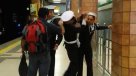 Marinos protagonizaron una pelea en el Metro