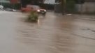 Vecinos de Copiapó muestran inundación generada por lluvias de este domingo