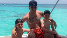 Medel ha compartido imágenes de su descanso a través de las redes sociales.