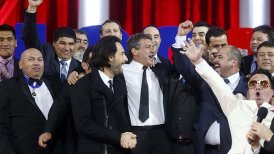 El momento en que Banderas, Santoro y los mineros gritaron un "C H I".