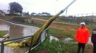 Así quedó el Estadio de La Pampilla tras el temporal de viento y lluvia