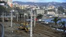 Avanzan los trabajos para despejar vías del Merval en Valparaíso