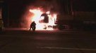 Desconocidos quemaron tres camiones en Collipulli