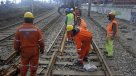 Continúan trabajos de reparación de la línea férrea del Merval