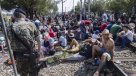 Policía macedonia y refugiados se enfrentaron en frontera con Grecia