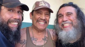 Trejo junto a Slayer.