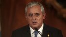 Juez dictó prisión provisional para el ex presidente de Guatemala