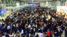 Aeropuerto de Santiago presenta alta afluencia tras paro de funcionarios DGAC