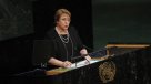 Bachelet en la ONU: Chile alienta el diálogo y el respeto a del derecho internacional
