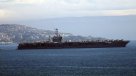 Portaaviones George Washington llegó a las costas de Valparaíso