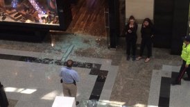 Al huir, los autores del delito lanzaron "miguelitos" en avenida Kennedy.