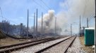 Incendio en Agrolomas obliga a suspender servicio del Biotrén