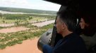Mauricio Macri prometió ayuda para los evacuados por inundación