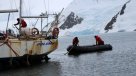 Buque de la Armada logró desvarar a yate polaco en la Antártica