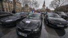 Conductores de Uber protestaron contra sanción del Gobierno francés