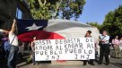 Organizaciones sociales protestaron contra el TPP frente a La Moneda