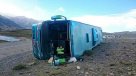 Volcamiento de un bus en Torres del Paine dejó al menos 11 turistas heridos