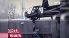 La vistosa fuga en helicóptero de dos reos en Canadá
