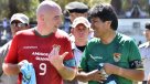 El partido entre los equipos de Gianni Infantino y Evo Morales en Cochabamba