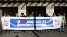 Chile Mejor Sin TPP protestó frente a Ministerio de Exterior