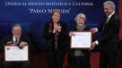 Cinco artistas reciben Orden al Mérito Pablo Neruda en La Moneda
