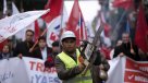 Así se desarrolló la marcha de los trabajadores en Concepción