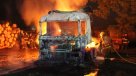 Nuevo atentado en La Araucanía: Quemaron dos camiones y un furgón