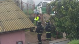 Personal de Carabineros y Bomberos acudieron a la emergencia.