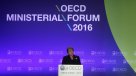 Presidenta Bachelet participó en jornada inaugural de foro OCDE