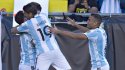 Gonzalo Higuaín abrió la cuenta para Argentina ante Venezuela en cuartos de final