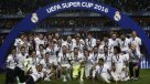Real Madrid celebró a costa de Sevilla en la Supercopa de Europa
