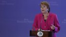 Presidenta Bachelet manifestó preocupación por la caída en el precio del cobre
