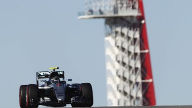 Nico Rosberg fue el más rápido en segunda sesión de prácticas en Austin