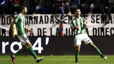 Real Betis triunfó ante Osasuna gracias a un golazo de Felipe Gutiérrez