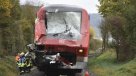 Tren chocó con un camión en Alemania