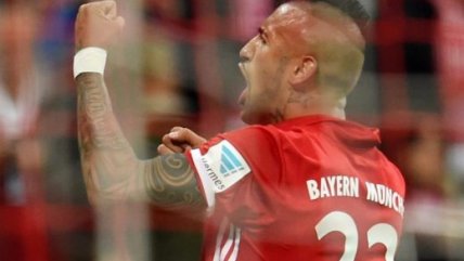 Arturo Vidal fue protagonista en la victoria de Bayern Munich