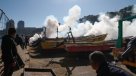 Valparaíso: La protesta de pescadores artesanales en Caleta Portales