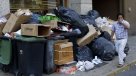 Sigue acumulándose la basura en las calles de Santiago