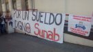 Sindicato de la Universidad Andrés Bello en huelga por reajuste de 5.500 pesos
