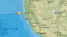 Descartan riesgo de tsunami tras fuerte sismo en costa de California
