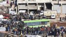 La evacuación de la zona sitiada de Alepo