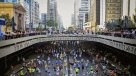 Más de 30 mil atletas se reunieron en las calles de Sao Paulo para correr la San Silvestre