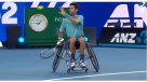 Novak Djokovic jugó exhibición ante campeón paralímpico