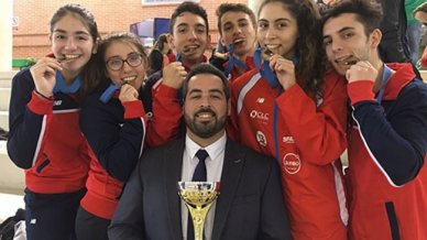 Selección nacional juvenil de esgrima consiguió el tercer lugar en la Copa del Mundo de Italia