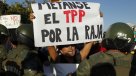 Casi una decena de detenidos dejó protesta contra el TPP en Viña del Mar