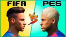 FIFA vs PES: La evolución de Neymar desde el año 2010