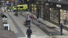 El operativo en Suecia luego de que un camión arrollara a varios peatones