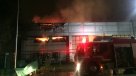 Incendio en bodegas movilizó a bomberos en San Joaquín
