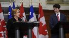 Agenda de género y cambio climático marcaron cita entre Bachelet y Trudeau